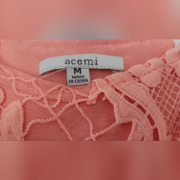 NWT Peach Lace Halter Dress- Size Medium - Picture 7 of 10